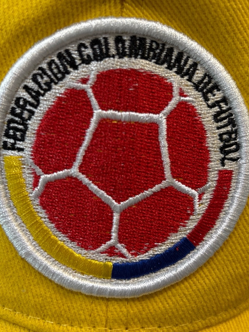 adidas Yellow Kids Soccer Cap with Embroidered Badge - Picture 2 of 5